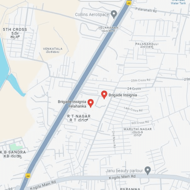 Property location map